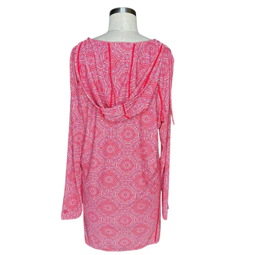 COOLIBAR Seacoast Swim Coverup Dress Sabrina Swim Scarf‎ Hat Women's Size XL UPF - Picture 5 of 9